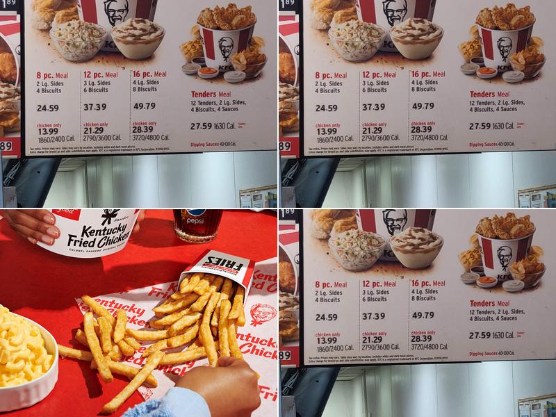 KFC Menu
