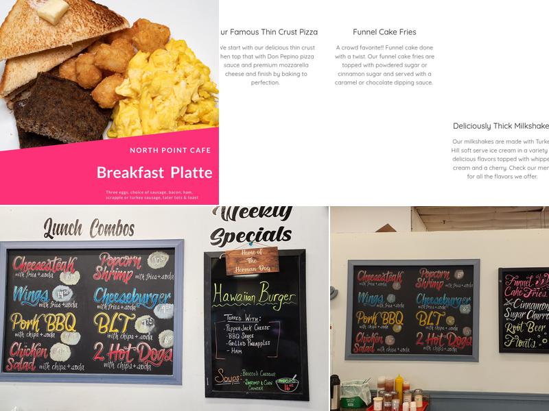 North Point Cafe Menu