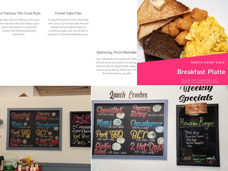 North Point Cafe Menu