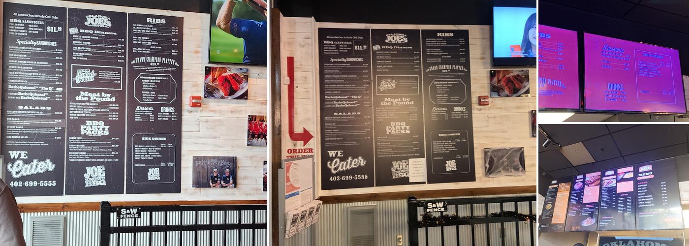 Oklahoma Joe’s BBQ Menu
