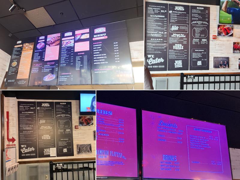 Oklahoma Joe’s BBQ Menu