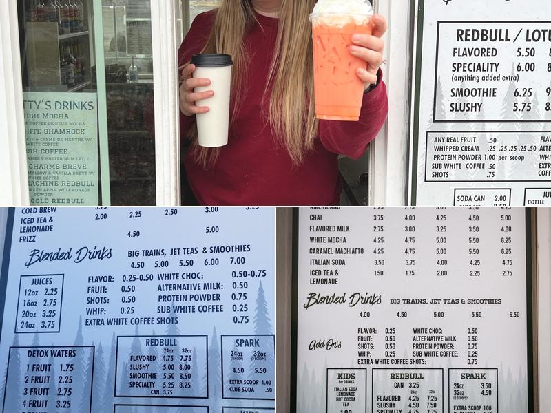 Outback North Espresso Menu