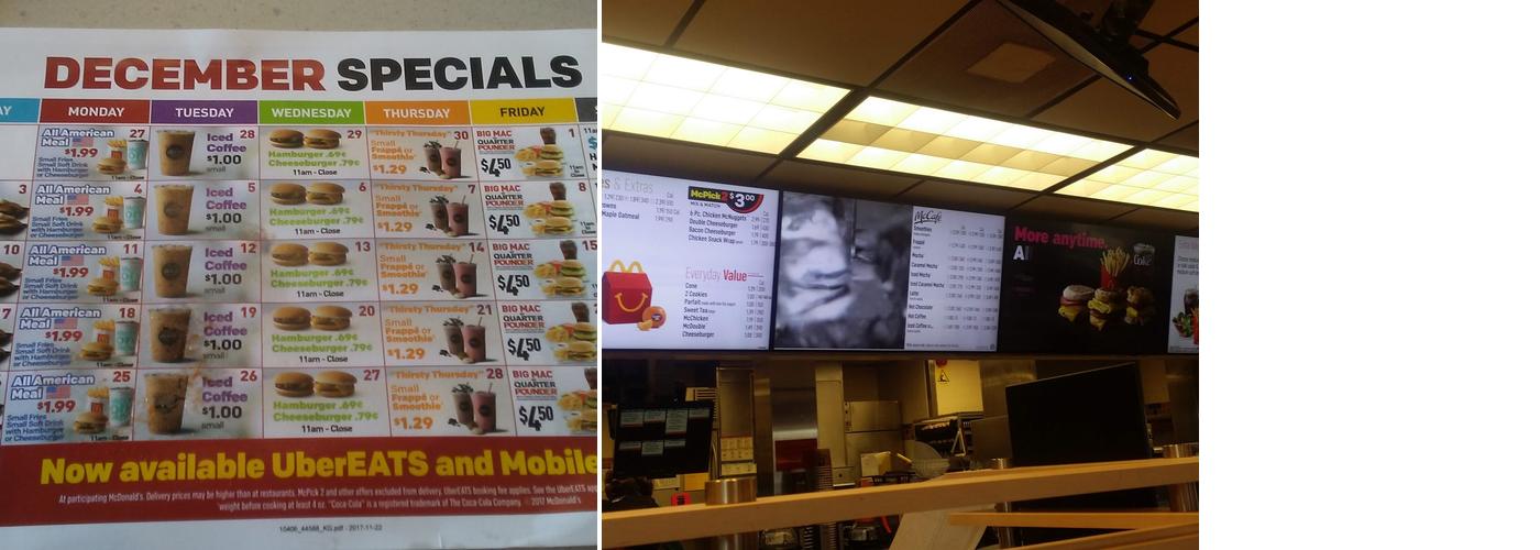 McDonald's Menu