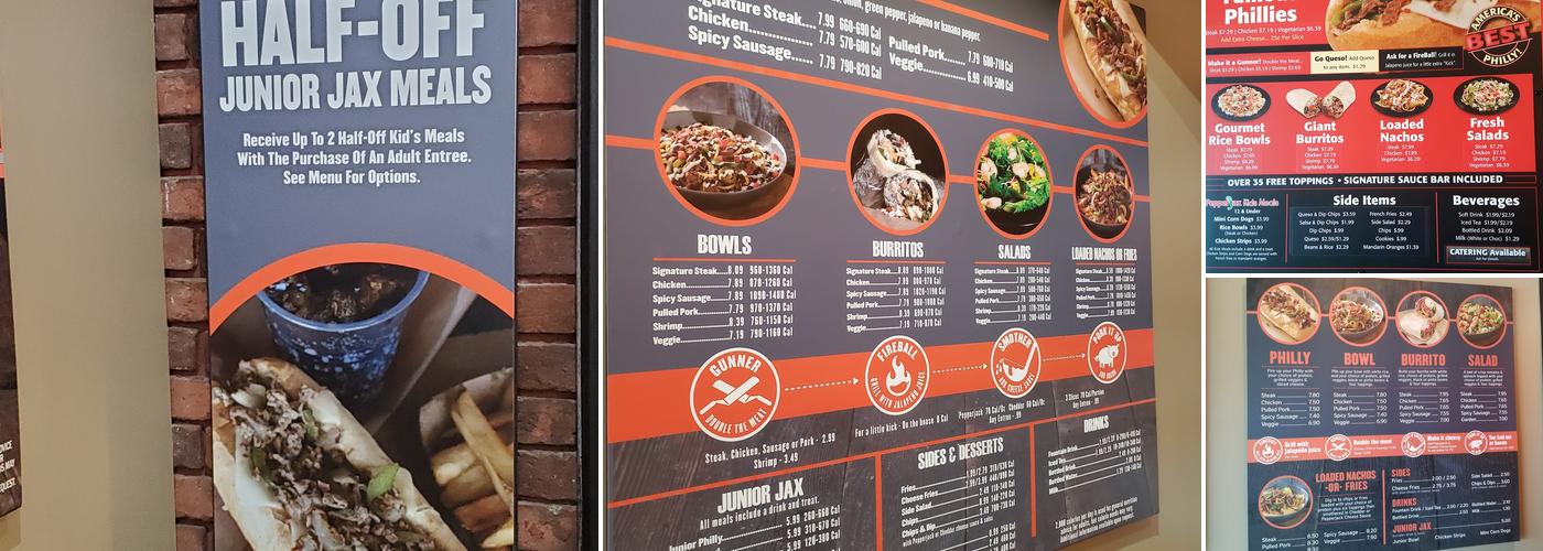 PepperJax Grill Menu