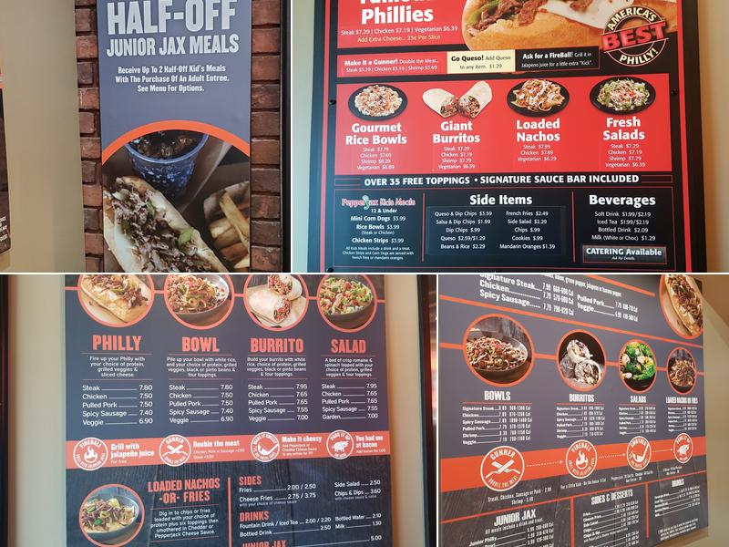 PepperJax Grill Menu