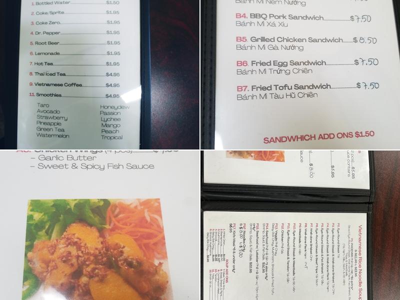 Phoever Menu