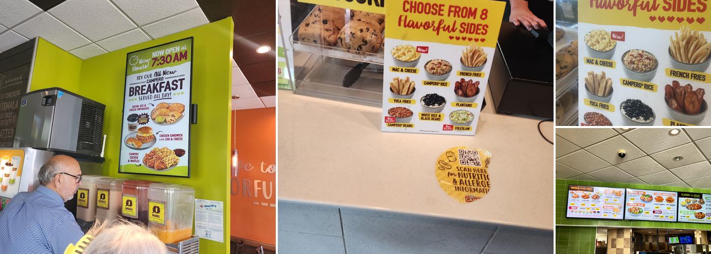Pollo Campero Menu