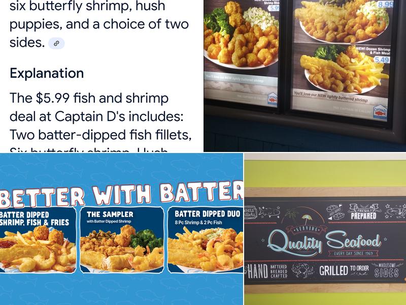 Captain D's Menu