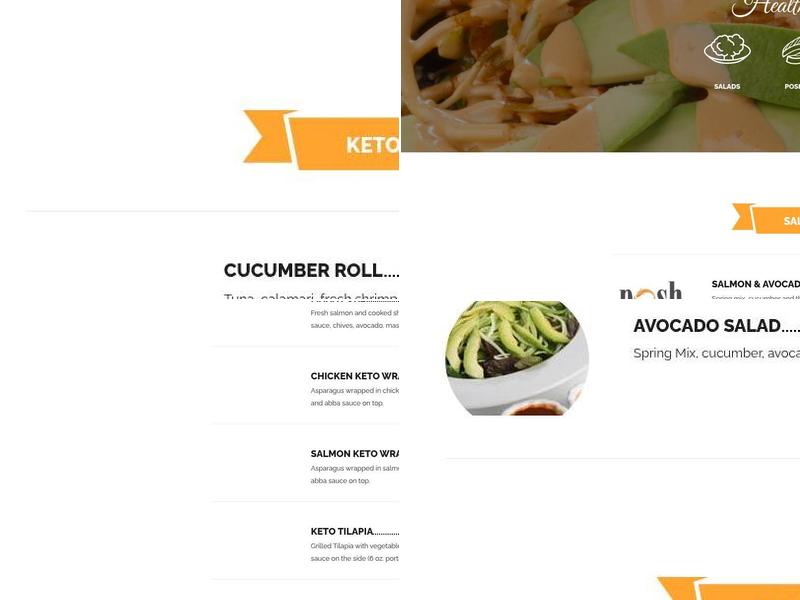 Posh Sushi Loop Menu