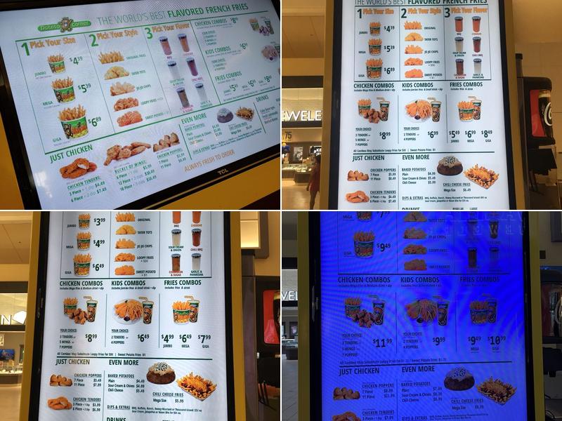 Potato Corner Menu