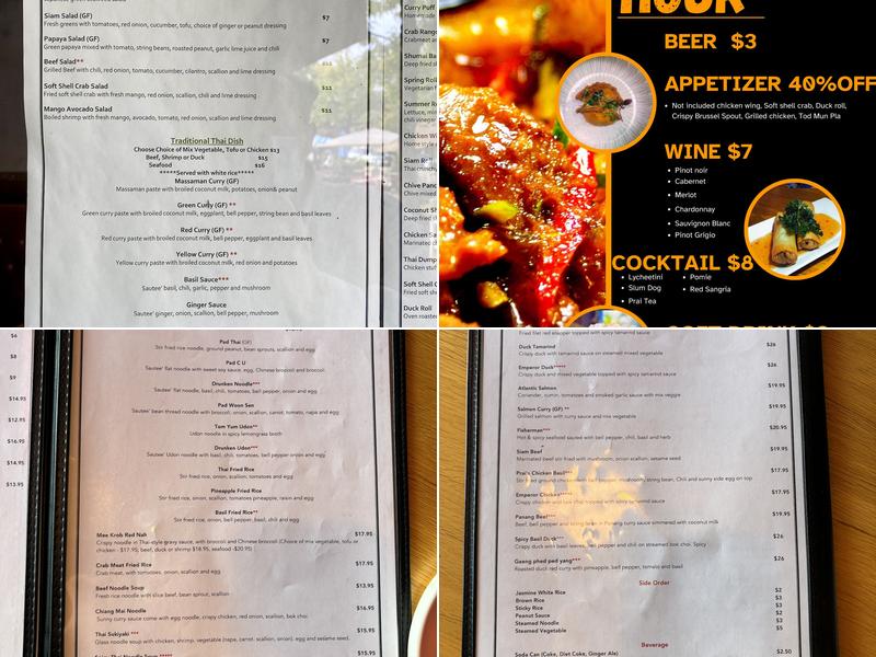 Prai Kitchen Menu