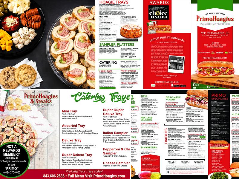 PrimoHoagies Menu