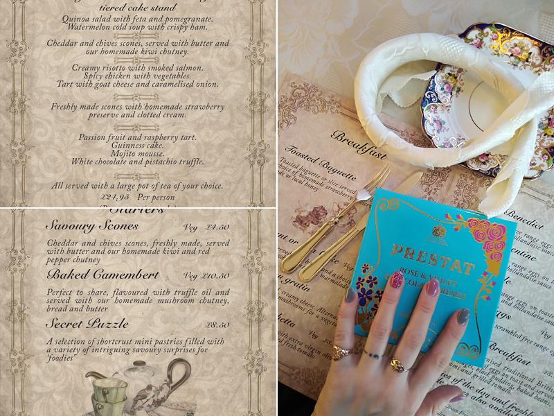 Buckingham Tea Room Menu
