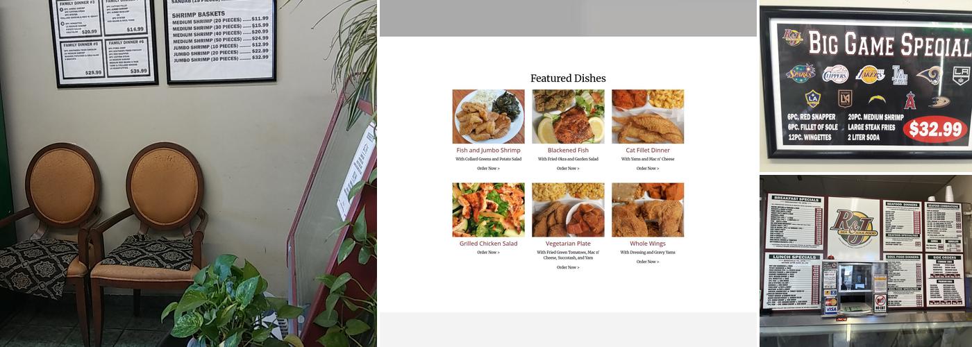 R&J Sea & Soul Menu