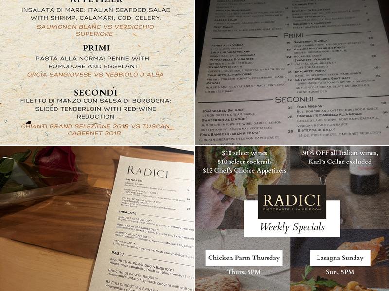 Radici Menu