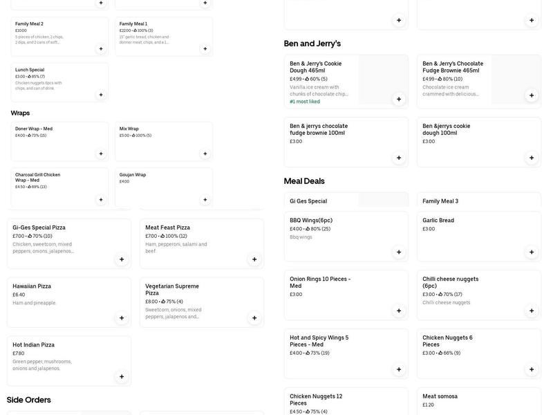 Deanshanger Chinese Takeaway Menu