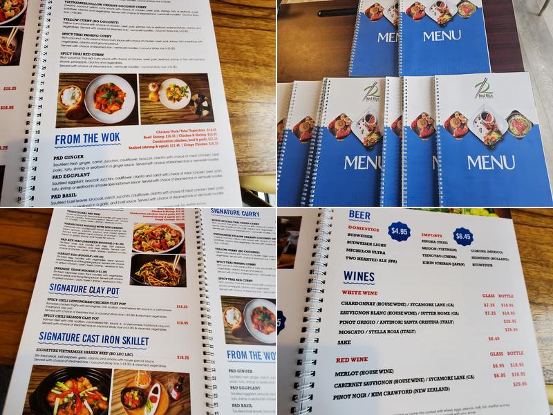 RED RICE KITCHEN Menu