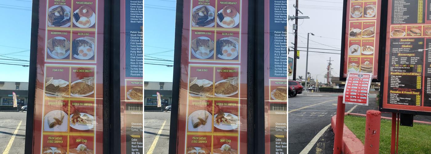 Rick's In & Out Menu