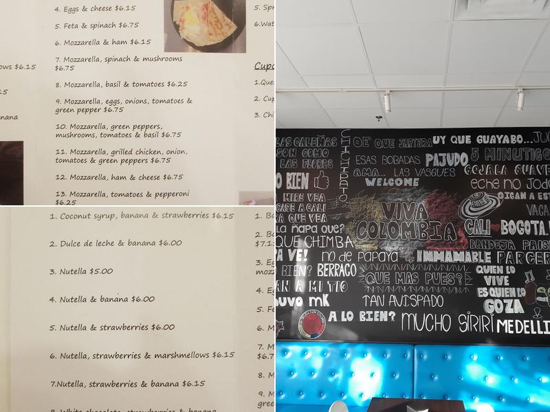 Ritchie's cafe Menu