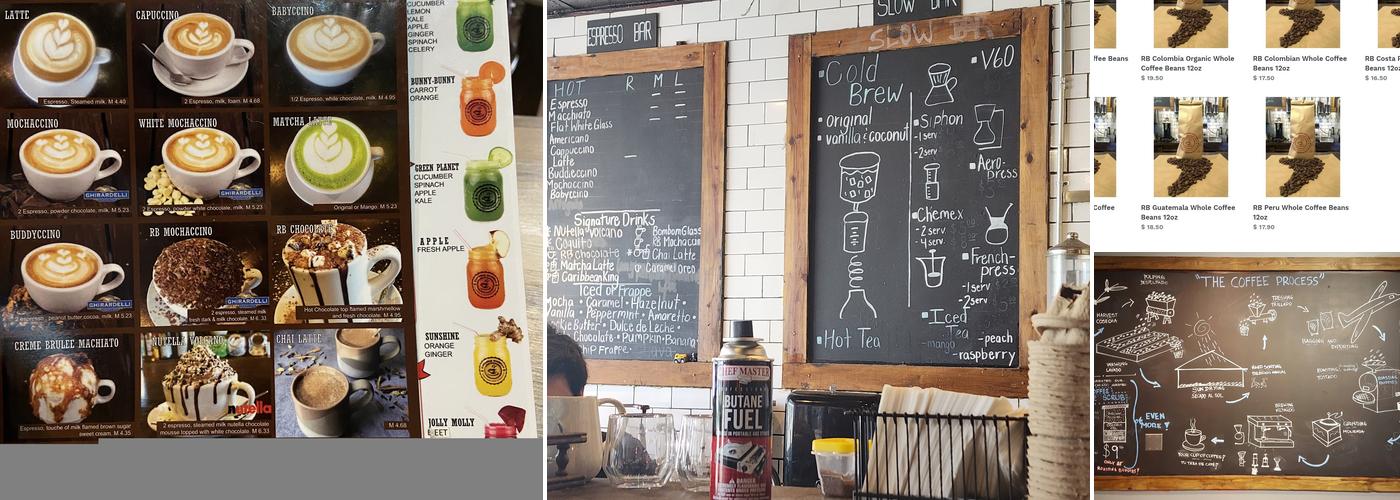 Roasting Buddies Menu