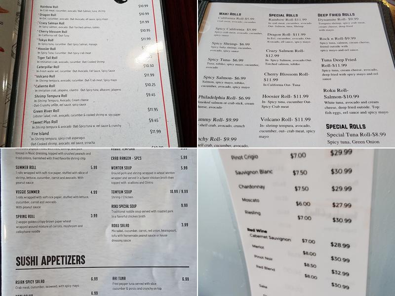 Roku Sushi & Pho Menu