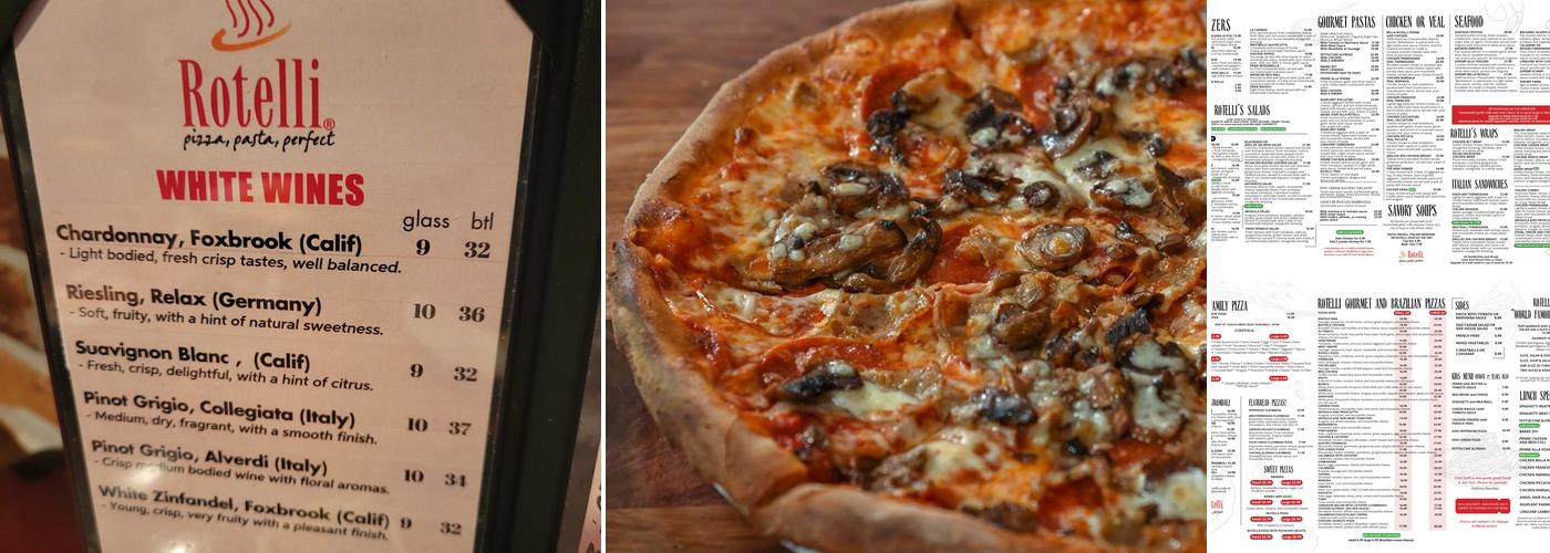 Rotelli Coconut Creek Menu