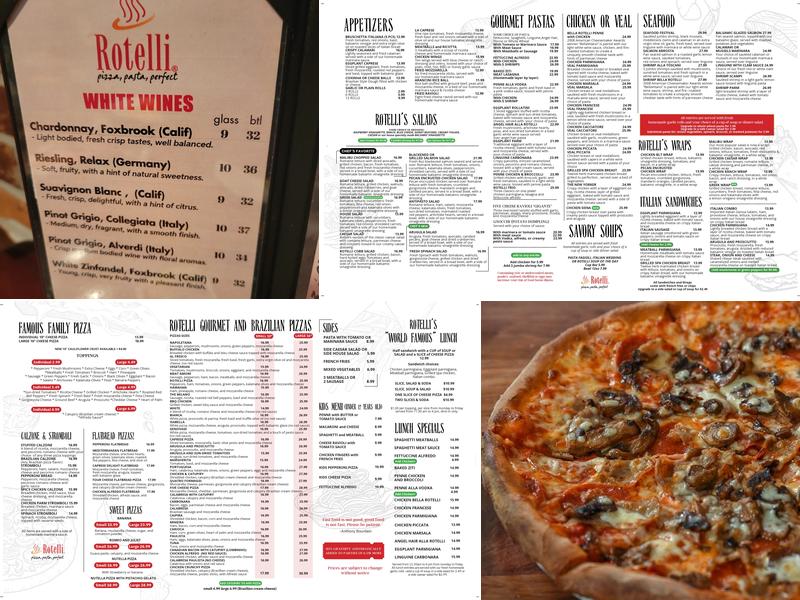 Rotelli Coconut Creek Menu