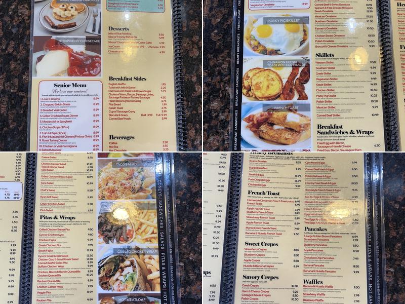 Ryan Grill/ Coney Island Menu