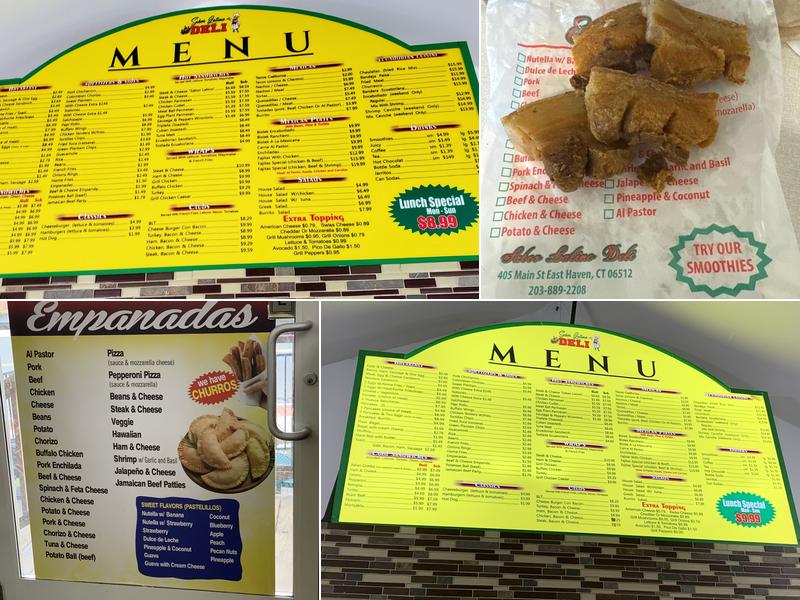 Sabor Latino Deli Menu