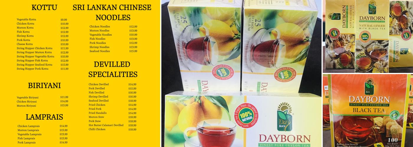 Sagara food city Menu