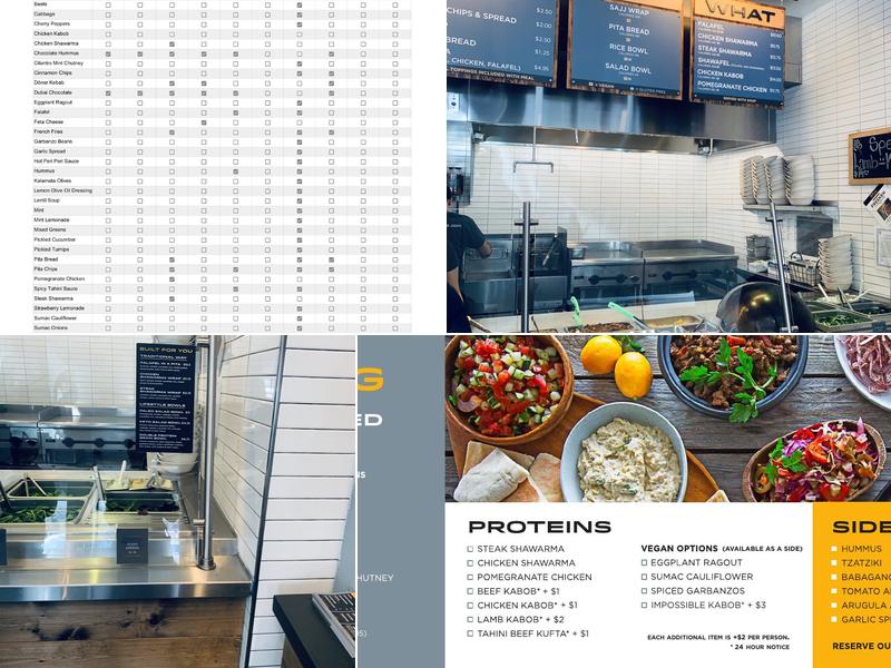 SAJJ Mediterranean (San Mateo) Menu