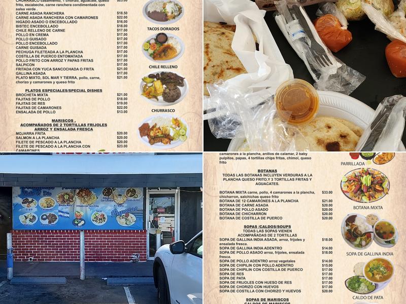 SALVIMEX110 RESTAURANT & BAR Menu