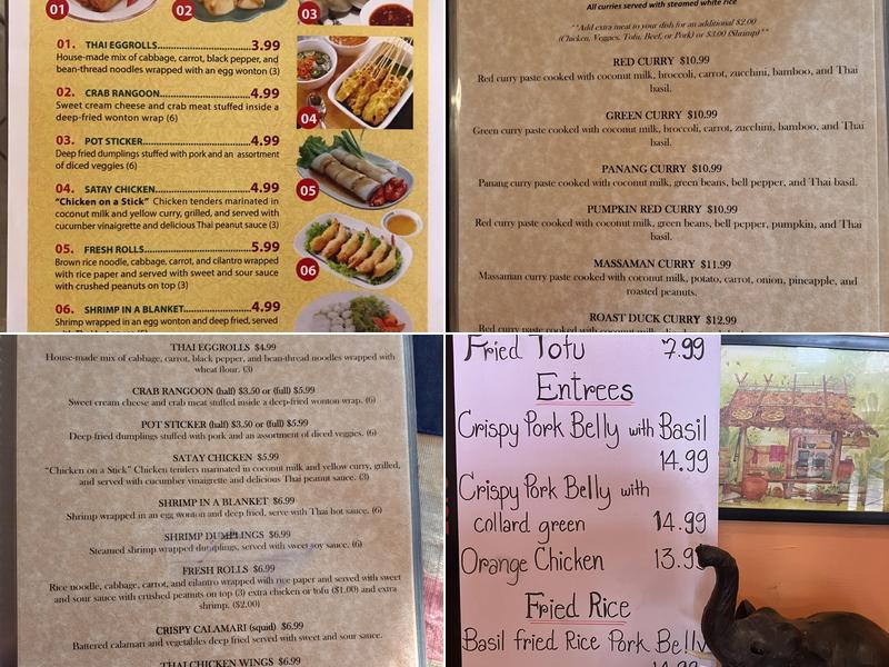 Sawaddee Thai Cuisine- Mo Blvd Menu