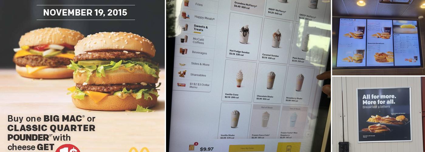 McDonald's Menu