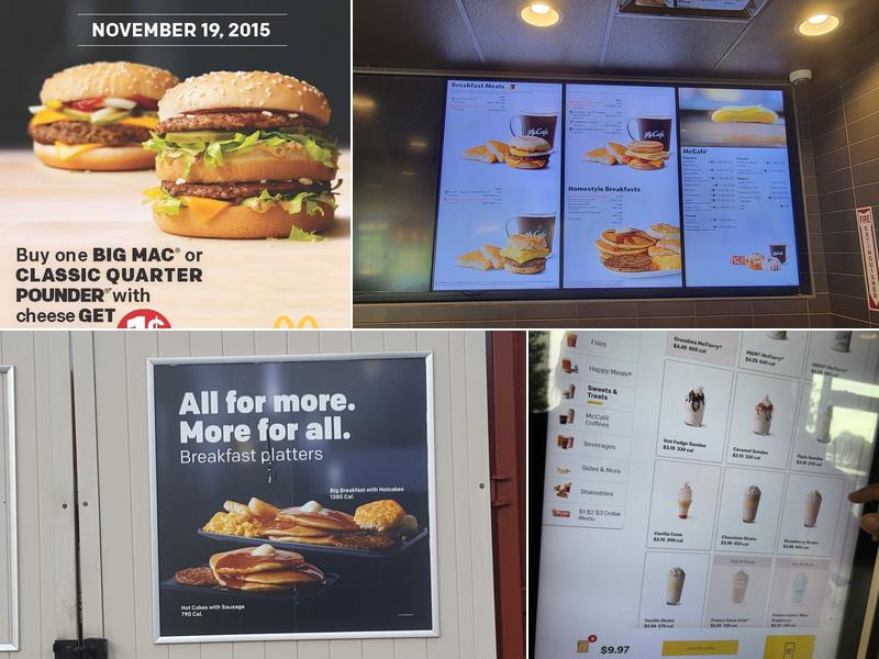 McDonald's Menu