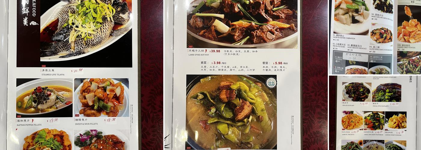 Shenyang Restaurant Menu