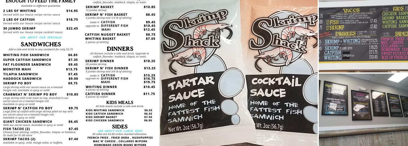 skrimp shack Menu