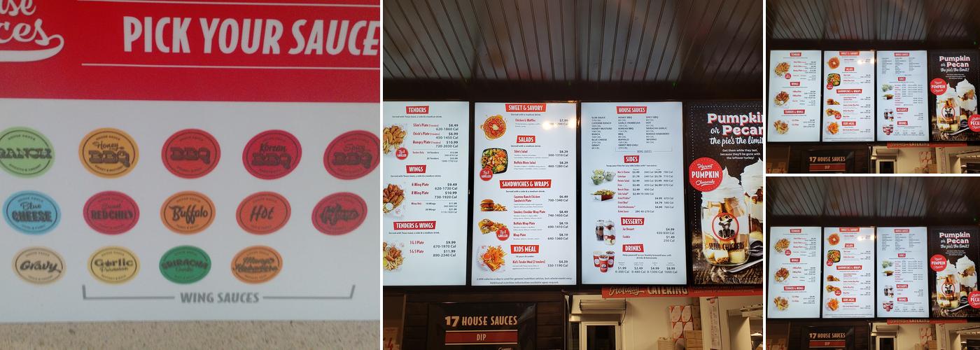 Slim Chickens Menu