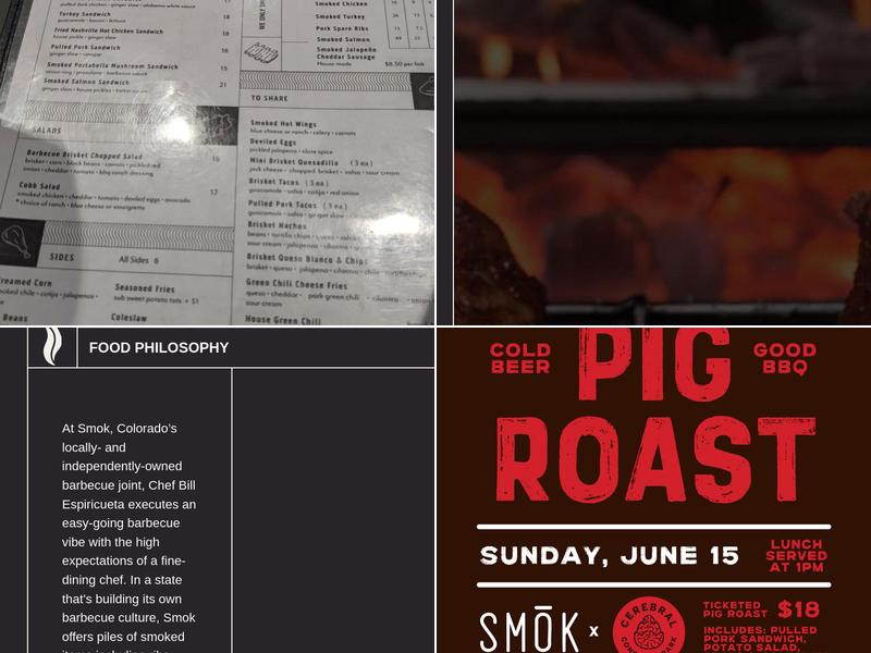 Smok Barbecue - RiNo, Denver Menu