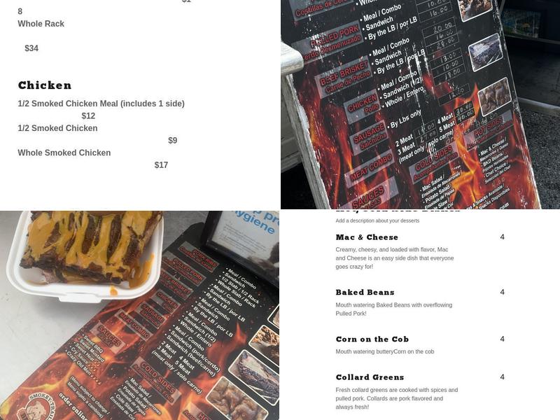 Smokey Trails BBQ Menu