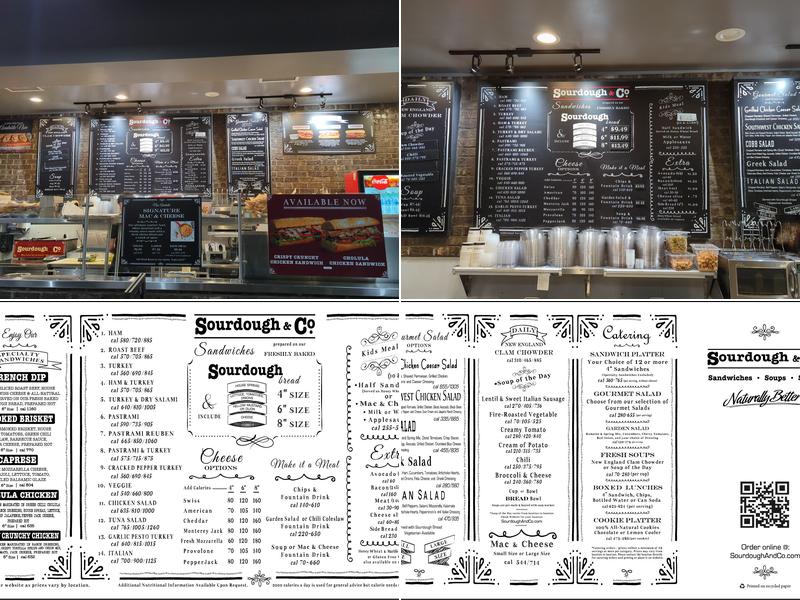 Sourdough & Co. Menu