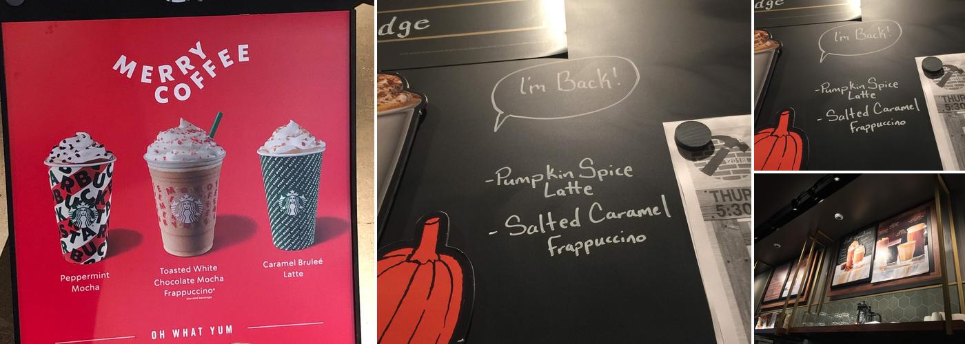 Starbucks Menu