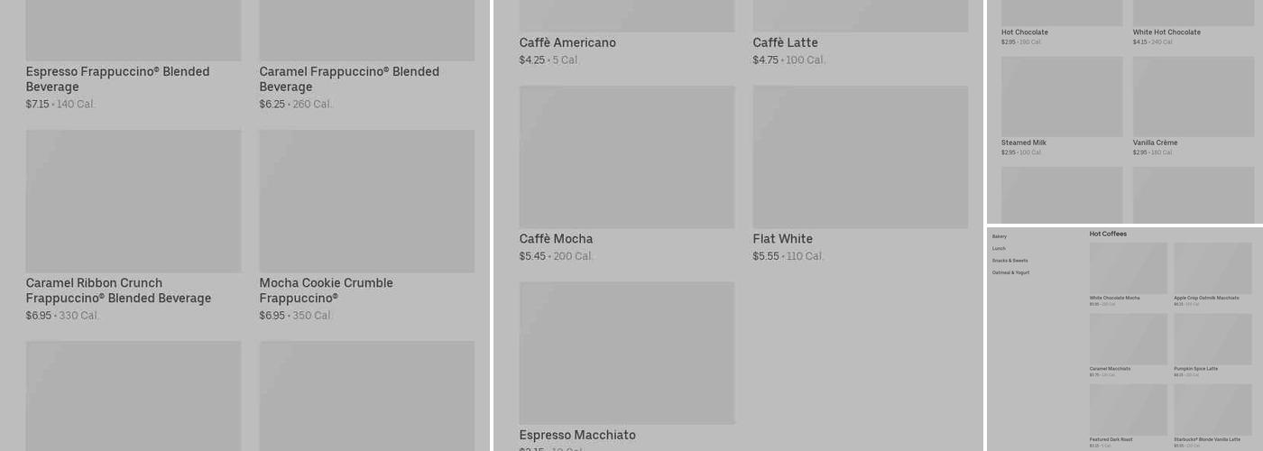 Starbucks Menu