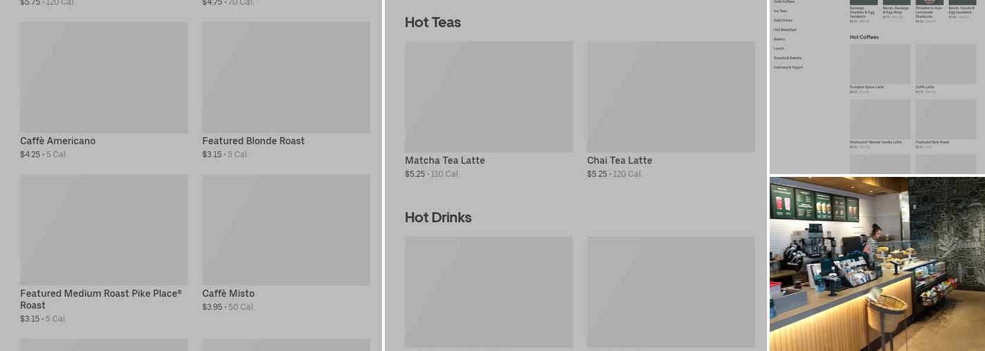 Starbucks Menu