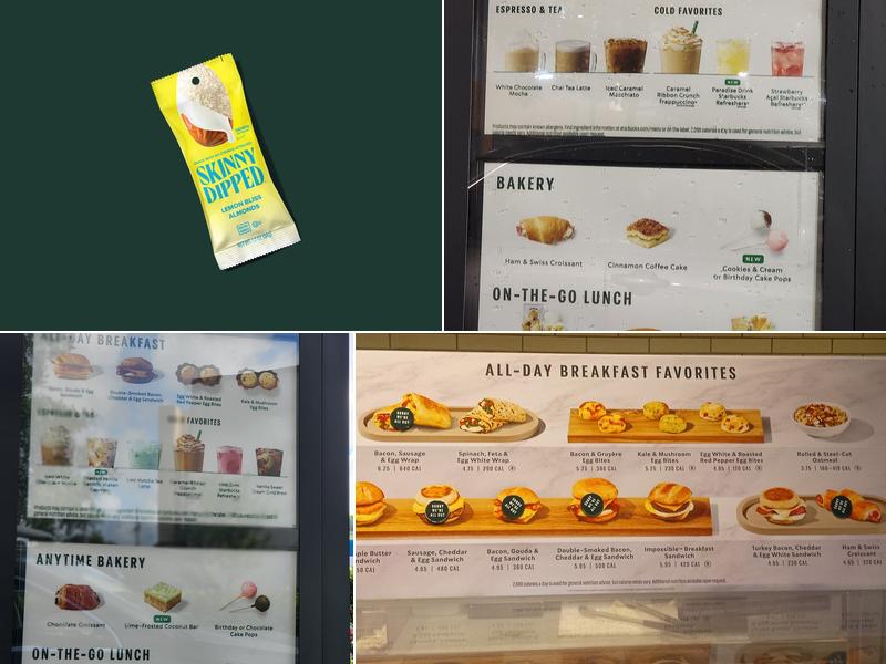 Starbucks Menu