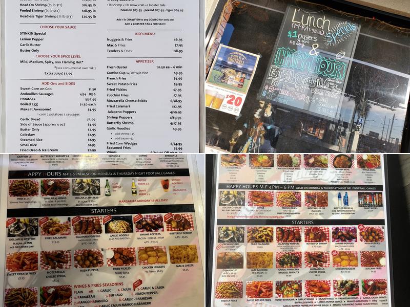 Stinkin Crawfish of North Hills Menu