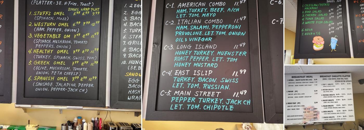 Stuff-A-Bagel Menu