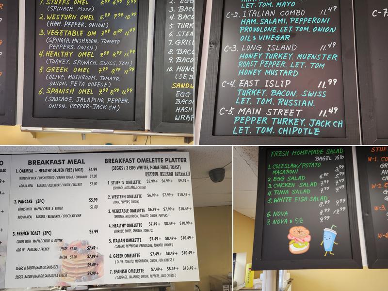Stuff-A-Bagel Menu