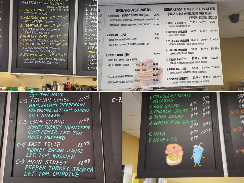 Stuff-A-Bagel Menu