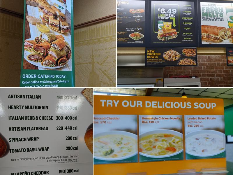 Subway Menu